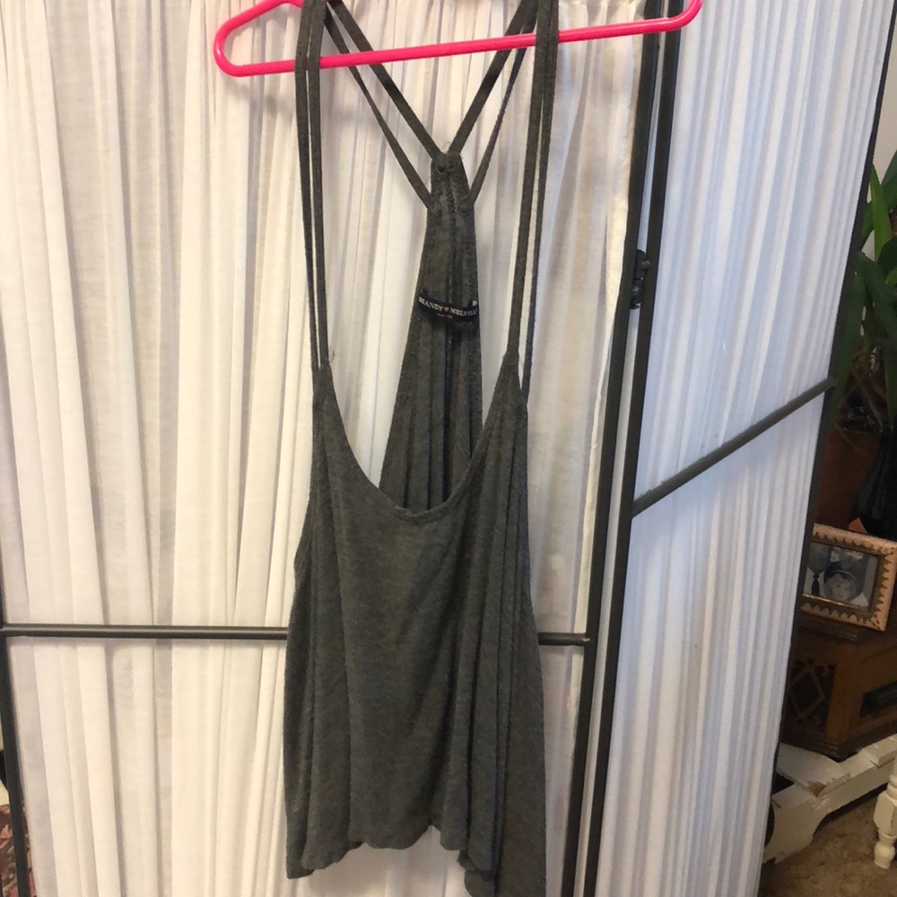 GREY BRANDY MELVILLE TANK TOP. BARELY WORN.